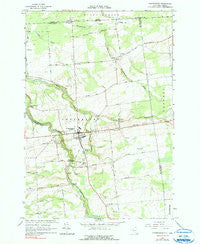 Chateaugay New York Historical topographic map, 1:24000 scale, 7.5 X 7.5 Minute, Year 1964