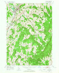 Chatham New York Historical topographic map, 1:24000 scale, 7.5 X 7.5 Minute, Year 1953