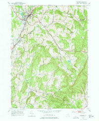 Chatham New York Historical topographic map, 1:24000 scale, 7.5 X 7.5 Minute, Year 1953