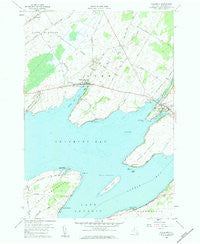 Chaumont New York Historical topographic map, 1:24000 scale, 7.5 X 7.5 Minute, Year 1958