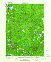 Childwold New York Historical topographic map, 1:62500 scale, 15 X 15 Minute, Year 1920