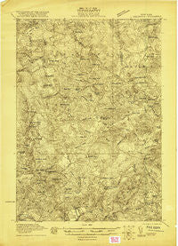 Childwold New York Historical topographic map, 1:48000 scale, 15 X 15 Minute, Year 1921