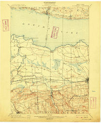 Chittenango New York Historical topographic map, 1:62500 scale, 15 X 15 Minute, Year 1902