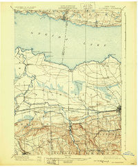 Chittenango New York Historical topographic map, 1:62500 scale, 15 X 15 Minute, Year 1902