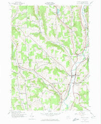 Cincinnatus New York Historical topographic map, 1:24000 scale, 7.5 X 7.5 Minute, Year 1943