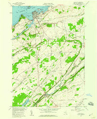 Clayton New York Historical topographic map, 1:24000 scale, 7.5 X 7.5 Minute, Year 1958