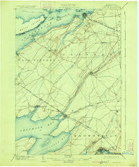 Clayton New York Historical topographic map, 1:62500 scale, 15 X 15 Minute, Year 1903
