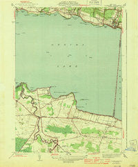 Cleveland New York Historical topographic map, 1:31680 scale, 7.5 X 7.5 Minute, Year 1944