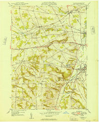 Clinton New York Historical topographic map, 1:24000 scale, 7.5 X 7.5 Minute, Year 1949