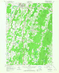 Clintondale New York Historical topographic map, 1:24000 scale, 7.5 X 7.5 Minute, Year 1957