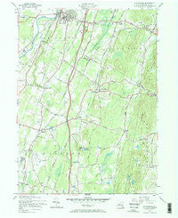 Clintondale New York Historical topographic map, 1:24000 scale, 7.5 X 7.5 Minute, Year 1957