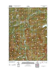 Clintonville New York Historical topographic map, 1:24000 scale, 7.5 X 7.5 Minute, Year 2013