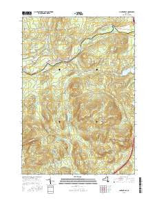 Clintonville New York Current topographic map, 1:24000 scale, 7.5 X 7.5 Minute, Year 2016