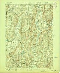 Clove New York Historical topographic map, 1:62500 scale, 15 X 15 Minute, Year 1894