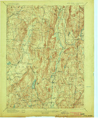 Clove New York Historical topographic map, 1:62500 scale, 15 X 15 Minute, Year 1901