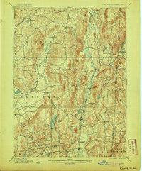 Clove New York Historical topographic map, 1:62500 scale, 15 X 15 Minute, Year 1901