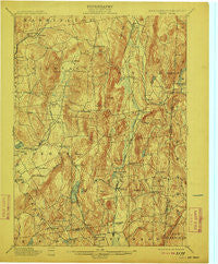Clove New York Historical topographic map, 1:62500 scale, 15 X 15 Minute, Year 1901