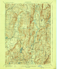 Clove New York Historical topographic map, 1:62500 scale, 15 X 15 Minute, Year 1901