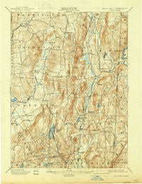 Clove New York Historical topographic map, 1:62500 scale, 15 X 15 Minute, Year 1901