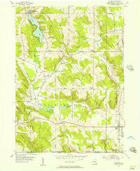 Clymer New York Historical topographic map, 1:24000 scale, 7.5 X 7.5 Minute, Year 1954