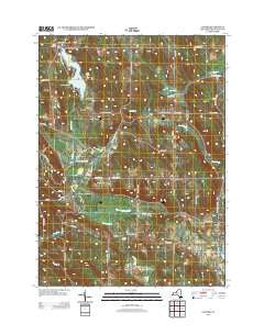 Clymer New York Historical topographic map, 1:24000 scale, 7.5 X 7.5 Minute, Year 2013