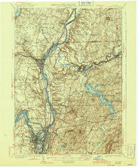 Cohoes New York Historical topographic map, 1:62500 scale, 15 X 15 Minute, Year 1929