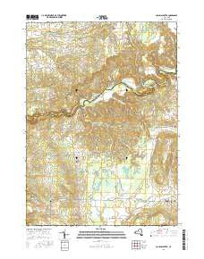 Collins Center New York Current topographic map, 1:24000 scale, 7.5 X 7.5 Minute, Year 2016