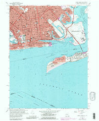 Coney Island New York Historical topographic map, 1:24000 scale, 7.5 X 7.5 Minute, Year 1966