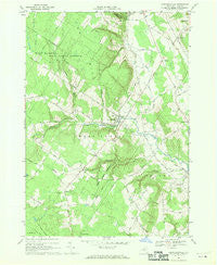 Constableville New York Historical topographic map, 1:24000 scale, 7.5 X 7.5 Minute, Year 1966
