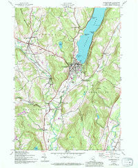 Cooperstown New York Historical topographic map, 1:24000 scale, 7.5 X 7.5 Minute, Year 1943