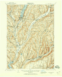 Cooperstown New York Historical topographic map, 1:62500 scale, 15 X 15 Minute, Year 1907