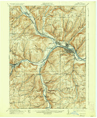 Corning New York Historical topographic map, 1:62500 scale, 15 X 15 Minute, Year 1914