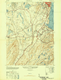 Cornwall New York Historical topographic map, 1:24000 scale, 7.5 X 7.5 Minute, Year 1947