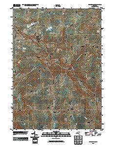 Cowlesville New York Historical topographic map, 1:24000 scale, 7.5 X 7.5 Minute, Year 2010