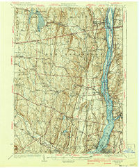 Coxsackie New York Historical topographic map, 1:62500 scale, 15 X 15 Minute, Year 1929