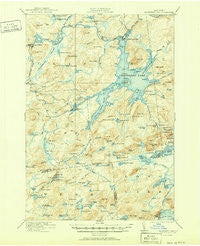 Cranberry Lake New York Historical topographic map, 1:62500 scale, 15 X 15 Minute, Year 1921