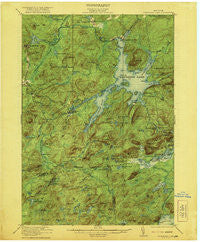 Cranberry Lake New York Historical topographic map, 1:62500 scale, 15 X 15 Minute, Year 1921