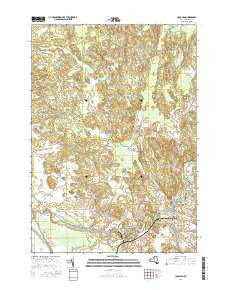 Croghan New York Current topographic map, 1:24000 scale, 7.5 X 7.5 Minute, Year 2016