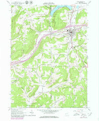 Cuba New York Historical topographic map, 1:24000 scale, 7.5 X 7.5 Minute, Year 1961