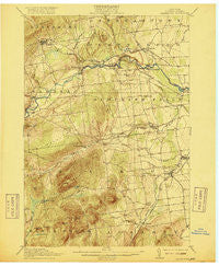 Dannemora New York Historical topographic map, 1:62500 scale, 15 X 15 Minute, Year 1913