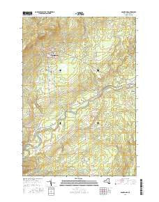Dannemora New York Current topographic map, 1:24000 scale, 7.5 X 7.5 Minute, Year 2016