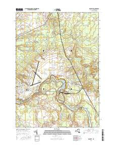 Deferiet New York Current topographic map, 1:24000 scale, 7.5 X 7.5 Minute, Year 2016