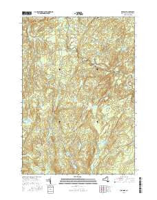 Degrasse New York Current topographic map, 1:24000 scale, 7.5 X 7.5 Minute, Year 2016