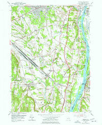 Delmar New York Historical topographic map, 1:24000 scale, 7.5 X 7.5 Minute, Year 1953