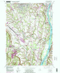 Delmar New York Historical topographic map, 1:24000 scale, 7.5 X 7.5 Minute, Year 1953