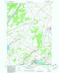Dexter New York Historical topographic map, 1:24000 scale, 7.5 X 7.5 Minute, Year 1958