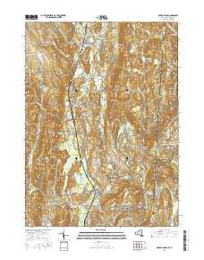 Dover Plains New York Current topographic map, 1:24000 scale, 7.5 X 7.5 Minute, Year 2016