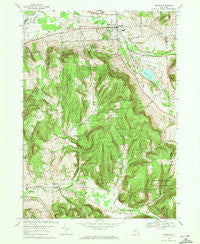 Dryden New York Historical topographic map, 1:24000 scale, 7.5 X 7.5 Minute, Year 1969