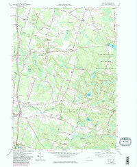 Dugway New York Historical topographic map, 1:24000 scale, 7.5 X 7.5 Minute, Year 1957