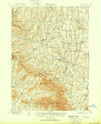 Durham New York Historical topographic map, 1:62500 scale, 15 X 15 Minute, Year 1894
